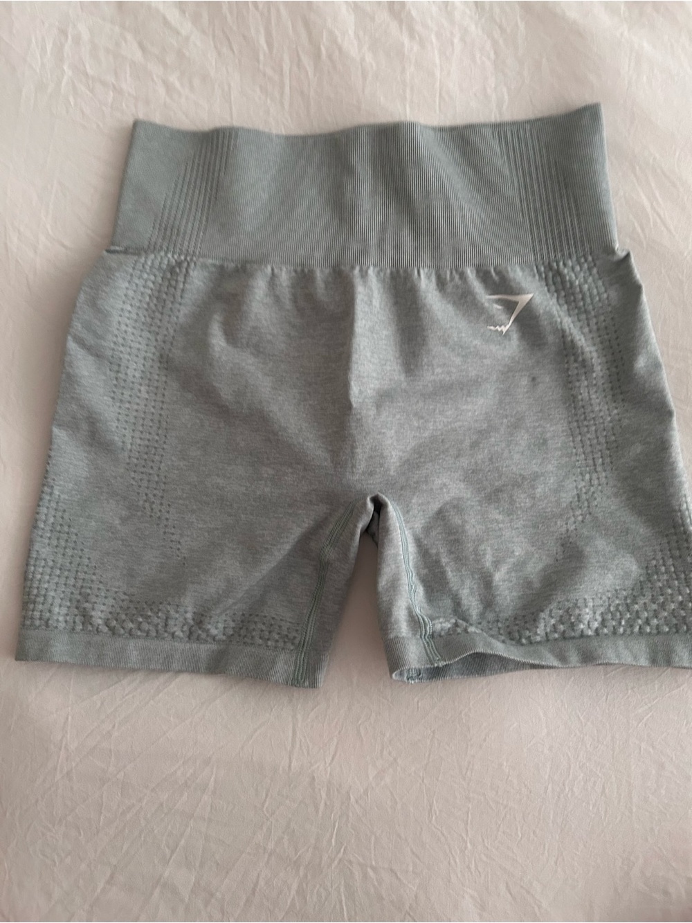 Gymshark Women’s High-Waist Seamless Shorts - Sage/Mint